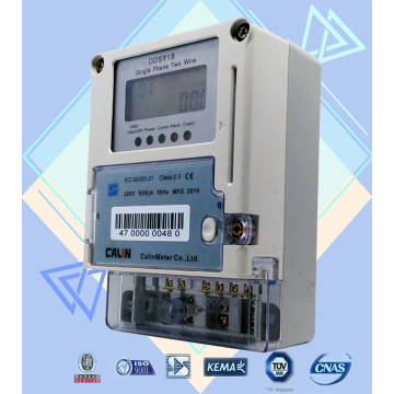 Einphasige IC-Karte Prepaid Energy Meter und Vending System