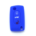 silicone promotional waterproof car key case for Peugeot