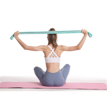 Polyester Cotton and latex long Yoga resistance band