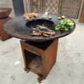 2022 New Modern corten steel barbecue grill