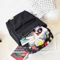 Casual Shopping Lady Canvas Backpack