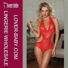 Frauen Lace Night Nachtwäsche Pyjama Red Lingerie (L8092)