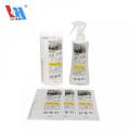 Waterproof Pvc Shrink Sleeve Label for Disinfectant Bottle