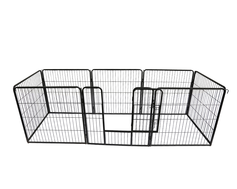 Black Square Tube Pet Playpen