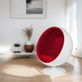 Tela blanca de fibra de vidrio Shell Chair