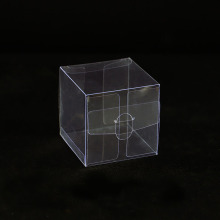 Caja de regalo de plástico PET transparente de acetato plegable