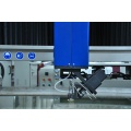 High pressure waterjet cutting machine with metal cutter