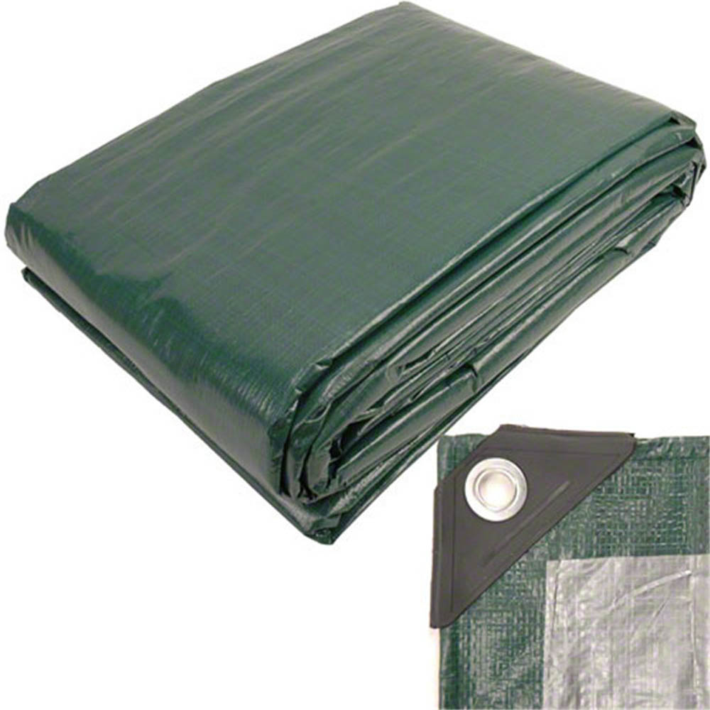 150gsm Olive Green Silver Color Tarpaulin