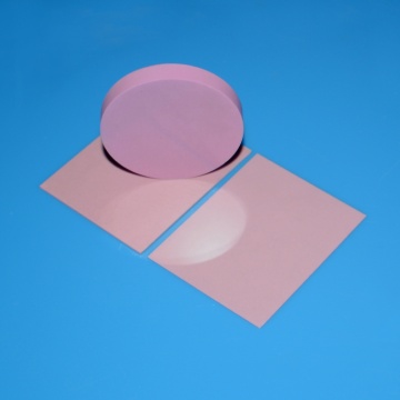 Pink Alumina Polished Ceramic Substrate