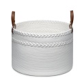 Dual Braided Cotton Rope Laundry Storage Basket