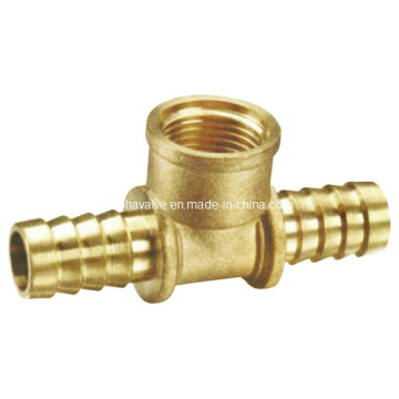 Brass Pex Tee Fitting para água (a 0411)