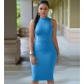 OEM 7 Couleurs Plus Size Women Sexy Slimming Dress