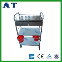 Acero inoxidable Dressing trolley