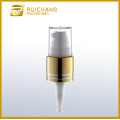 16mm aluminium cream pump with small overcap