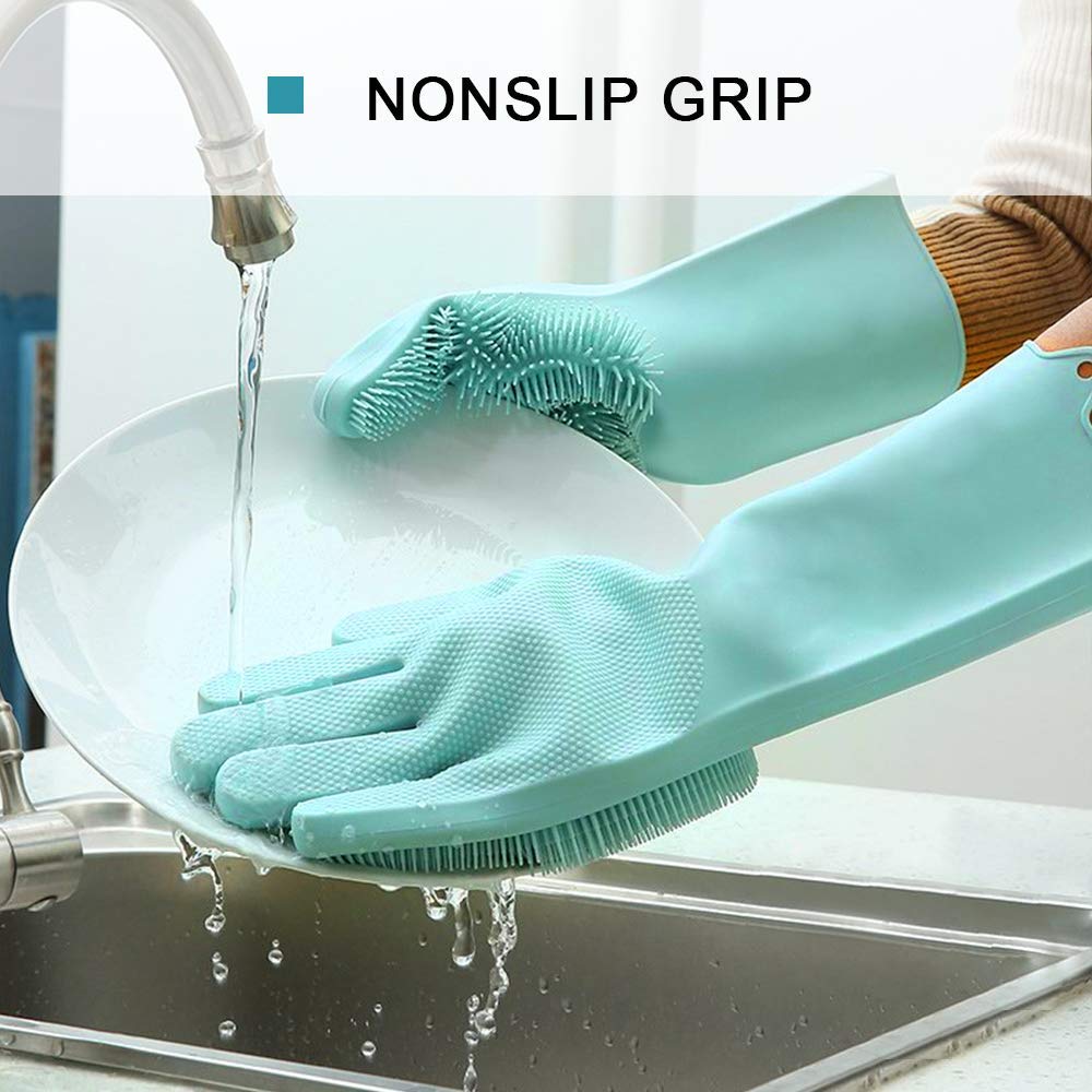 silicone dishwashing gloves