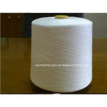 42/2 Raw White on Plastic Tube Tfo Virgin Bright 100% Spun Polyester Yarn