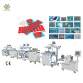 Small Hole Sleeve Die Cutting Machine production line