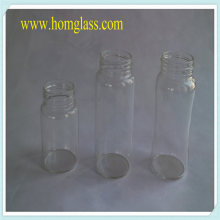 Stockage de pot de bouteille de lait en verre résistant à la chaleur par le verre de borosilicate de Pyrex