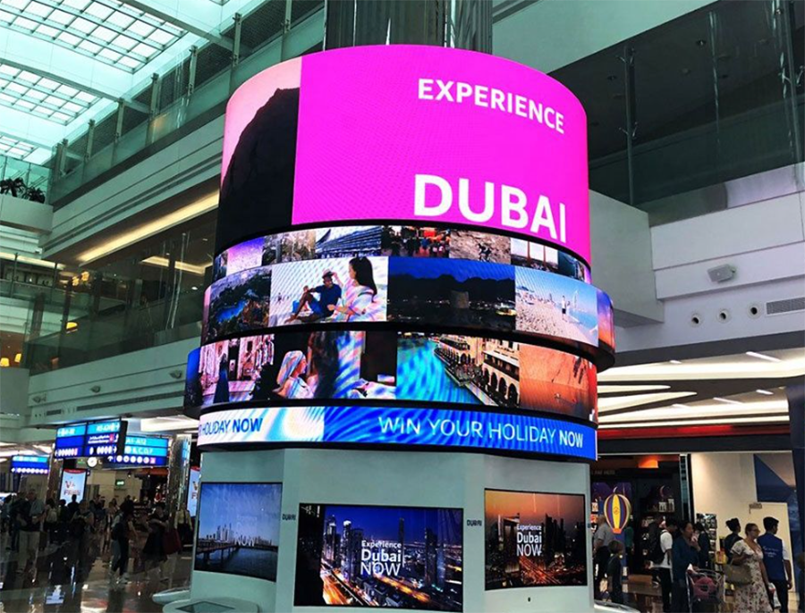 Creative Cylindrical led display Creative Cylindrical led display