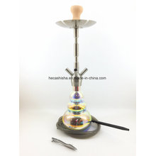 Venta al por mayor de moda de acero inoxidable Nargile fumar pipa Shisha cachimba