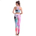 Full Length Nylon Spandex Yoga Sports Calças Calças Mulheres / Leggings