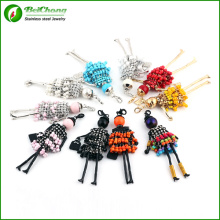 diverses couleurs alliage elf Handmade poupées pendentif