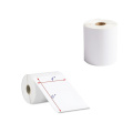 Blank 4x6 inch 100x150mm direct thermal paper roll