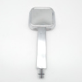 square abs chrome hand held shower head