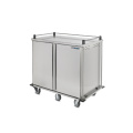 Customized Stainless Steel Kitchen Handcart with Four Wheels