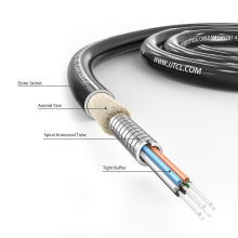 Cable de fibra blindada de 4.5 mm 6F