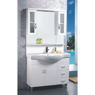 Meubles de salle de bain blanc MDF (C-6310)