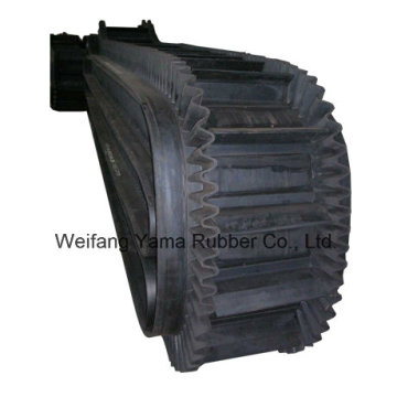 Nylon Rubber Conveyor Belt with Corrugate for Coke and Cement Plants