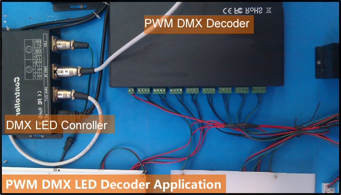 led dmx decoder