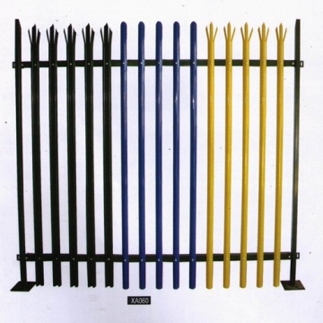 steel ornamental palisade wrought iron fence