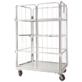 Workshop Folding Logistic Warehouse Roll Cage Cart Trolley