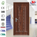 6-Panel Fiberglass Frosted PVC Glass Interior Swing Door