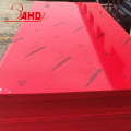 Partes de hojas de HDPE rojo 100%virgen