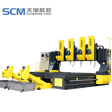 4*3m Working Table CNC Gantry Plate Drill Machine