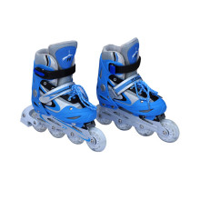 Semi-Soft Sports Blue Inline Skates