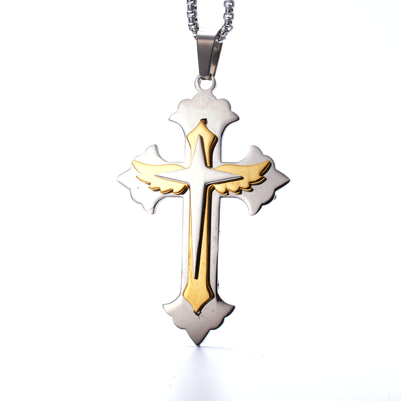 High Polish Custom Colorful Cross Pendant Jordan Pendant