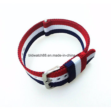 Пользовательские логотипы Nylon Cross Watch Bands для Naton Watch Replace