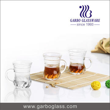 5oz pequenas chá vidro canecas com alça (GB090105LX)