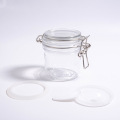 200ml Food Container Clear Pet glass Plastic Candy Jar with Air Tight Lid for Storage Bee Nut Flower Tea empty jar