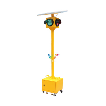 intersection temporary 200mm portable solar traffic light