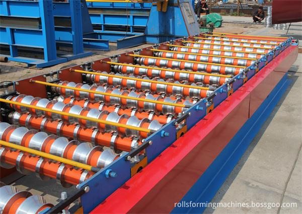 Automatic Galvanized Tile Roofing Roll Forming Machine