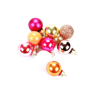 Multicolor Mini Christmas Glass Ball Set Christmas Ornament