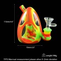 Dab rigs dinosaur egg water pipe glass bong hookah silicone bongs use for smoking MOQ=10pcs