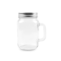 480 ml klares Glas -Maurerglas mit Griff