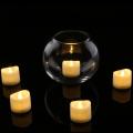 Wave Top LED tea lights candles with timer