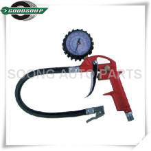 3 in 1 Dial Air inflator, Tire inflator, Tire inflate Gauge, Tire inflate Gun with flexible hose